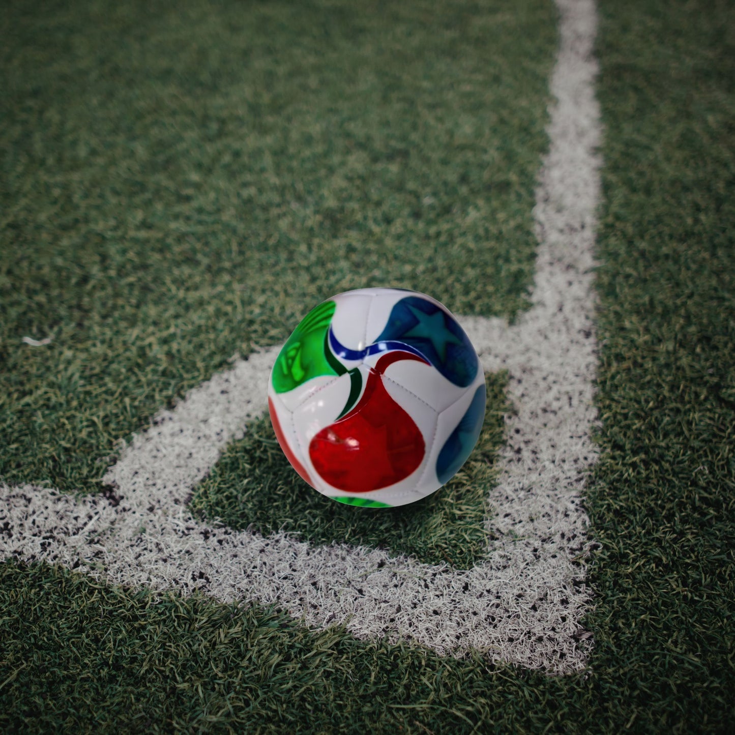 Balón de Fútbol Tricolor #5 Ondas Brillantes