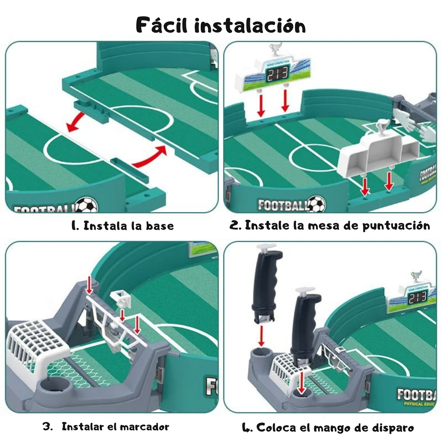 Juego Interactivo Fútbol de Mesa